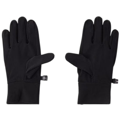 Black - Back - Boss Mens Fleece Fitted Running Gloves