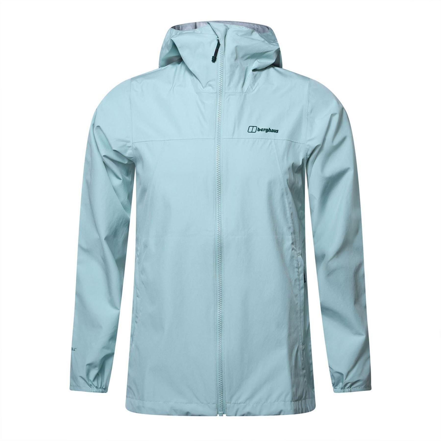Green - Front - Berghaus Womens-Ladies Deluge Pro 3.0 Waterproof Jacket