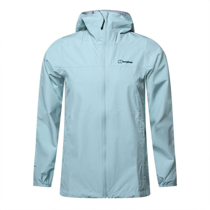 Green - Front - Berghaus Womens-Ladies Deluge Pro 3.0 Waterproof Jacket