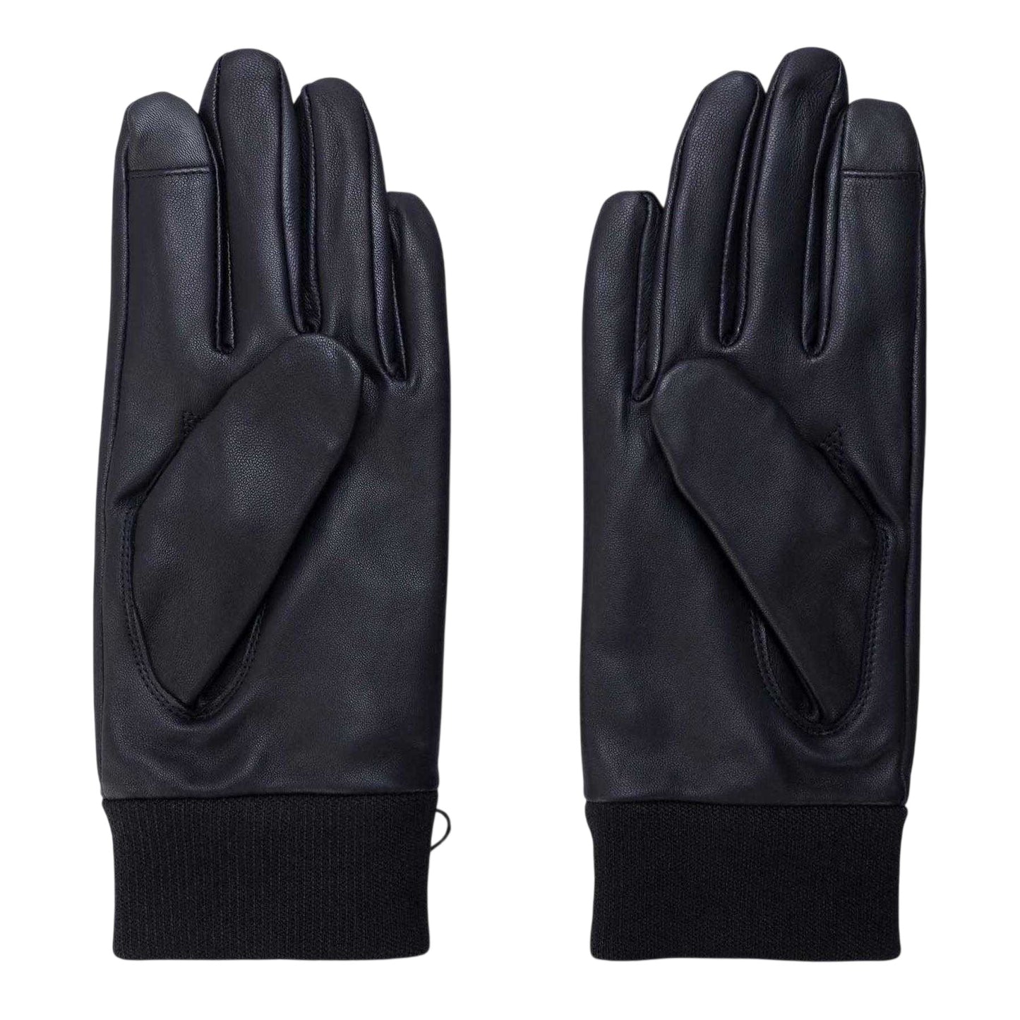 Dark Blue - Back - Boss Mens Lambs Leather Gloves