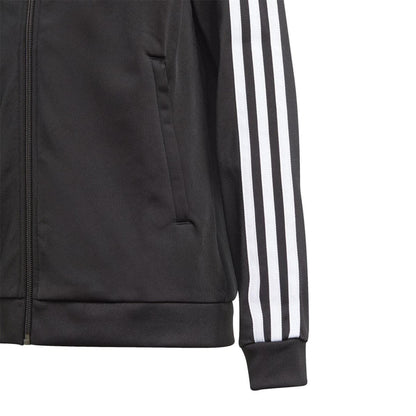 Black-White - Lifestyle - Adidas Boys Originals 3 Stripes Track Jacket