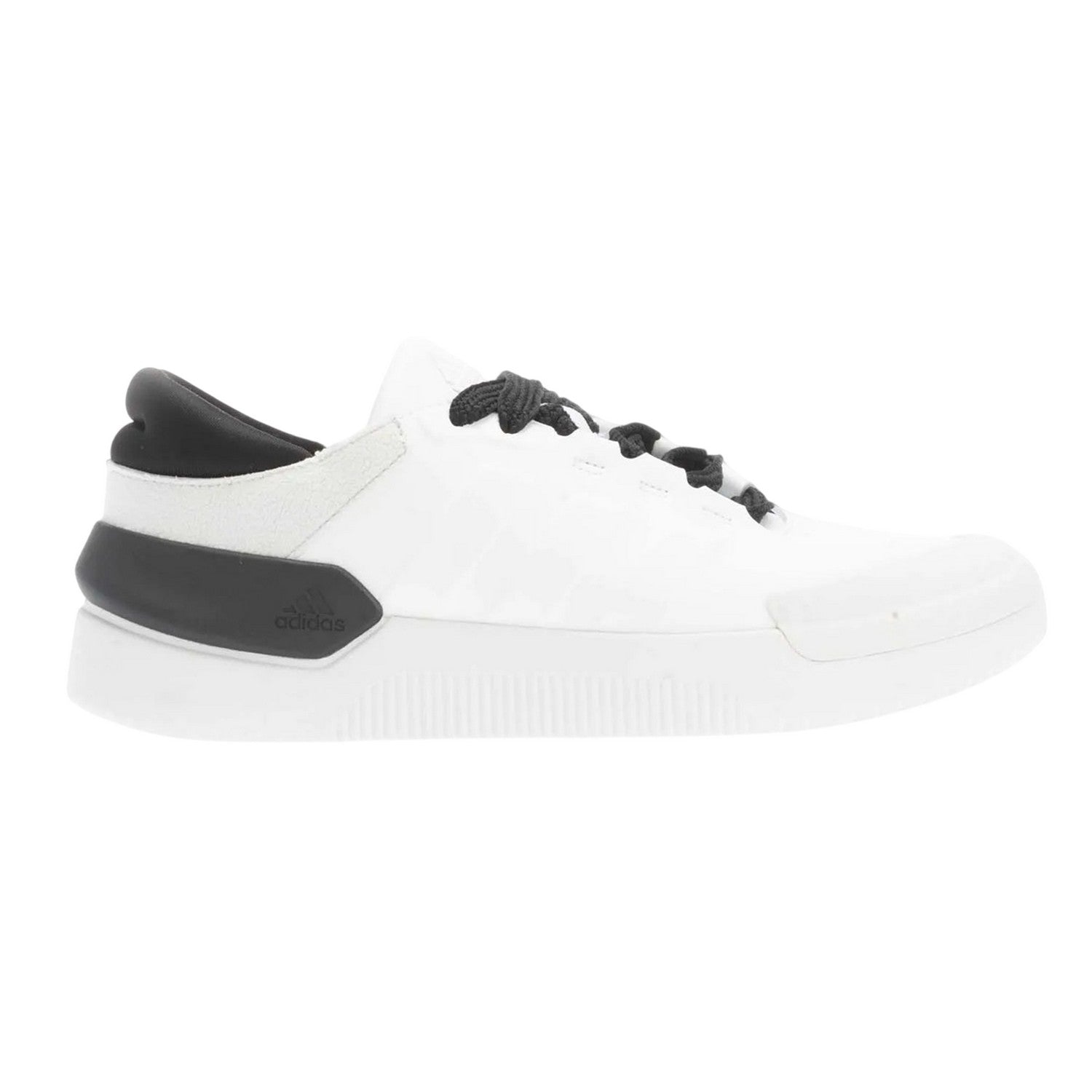 White-Black - Side - Adidas Mens Court Funk Athletic Trainers