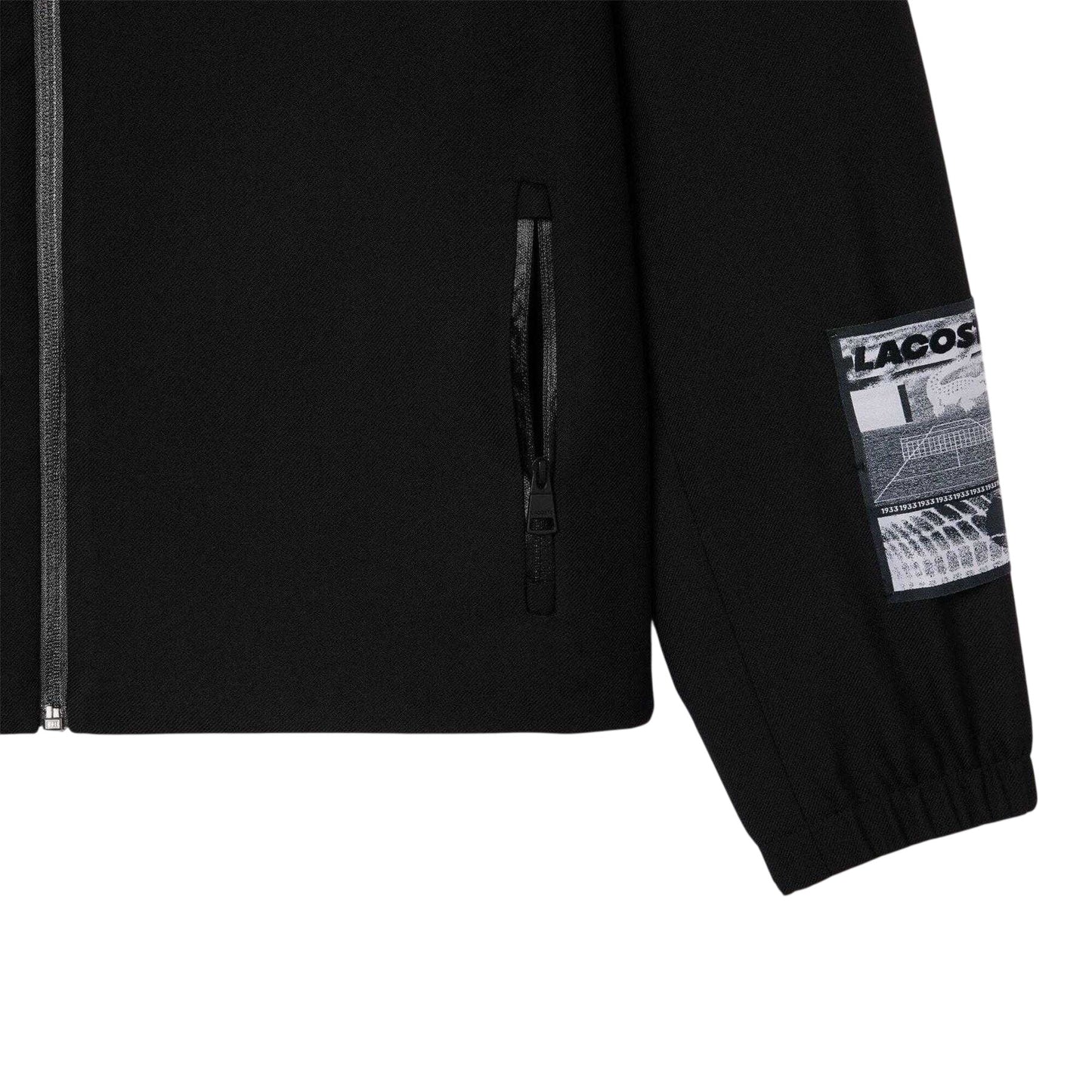 Black - Lifestyle - Lacoste Mens Lined Track Jacket