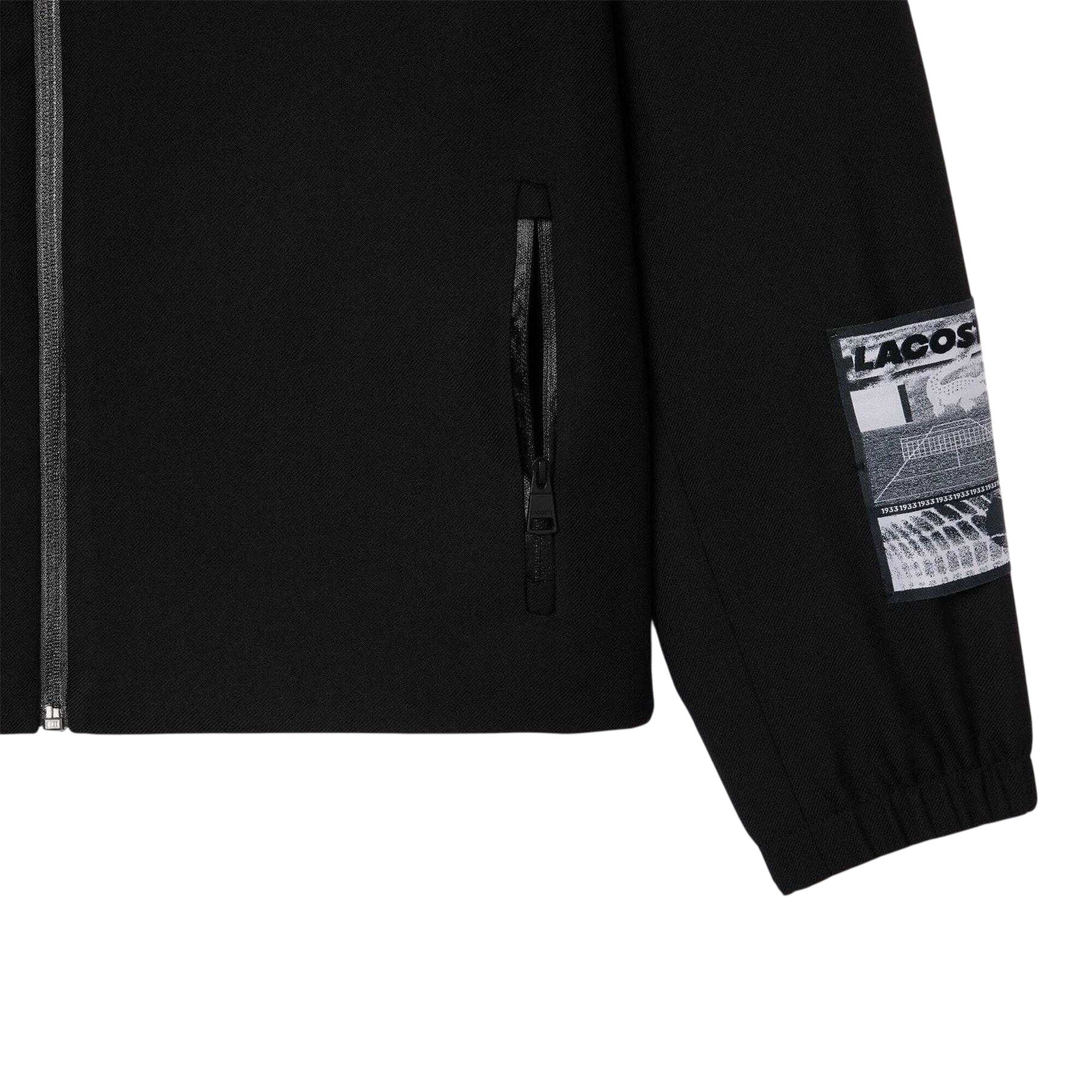 Black - Lifestyle - Lacoste Mens Lined Track Jacket