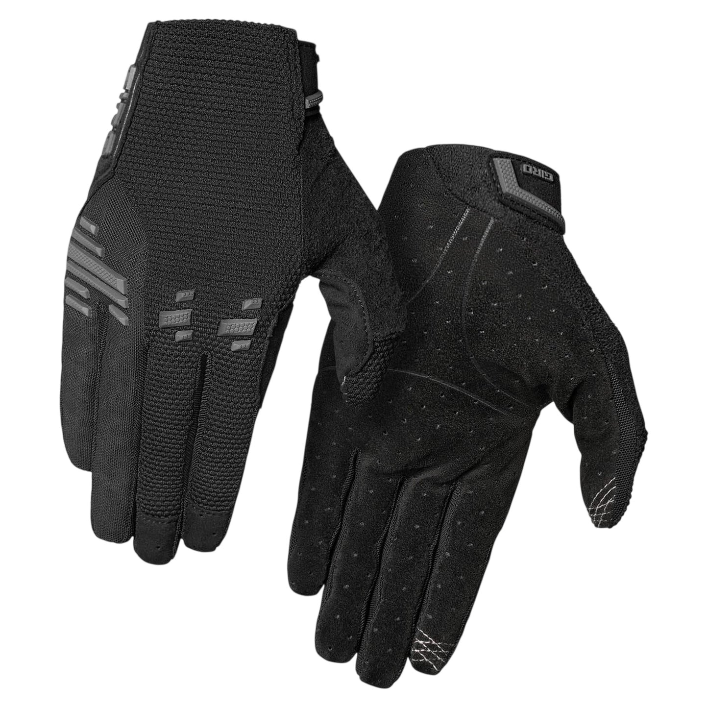 Black - Back - Glove Womens-Ladies Havoc Dirt Suede Cycling Gloves