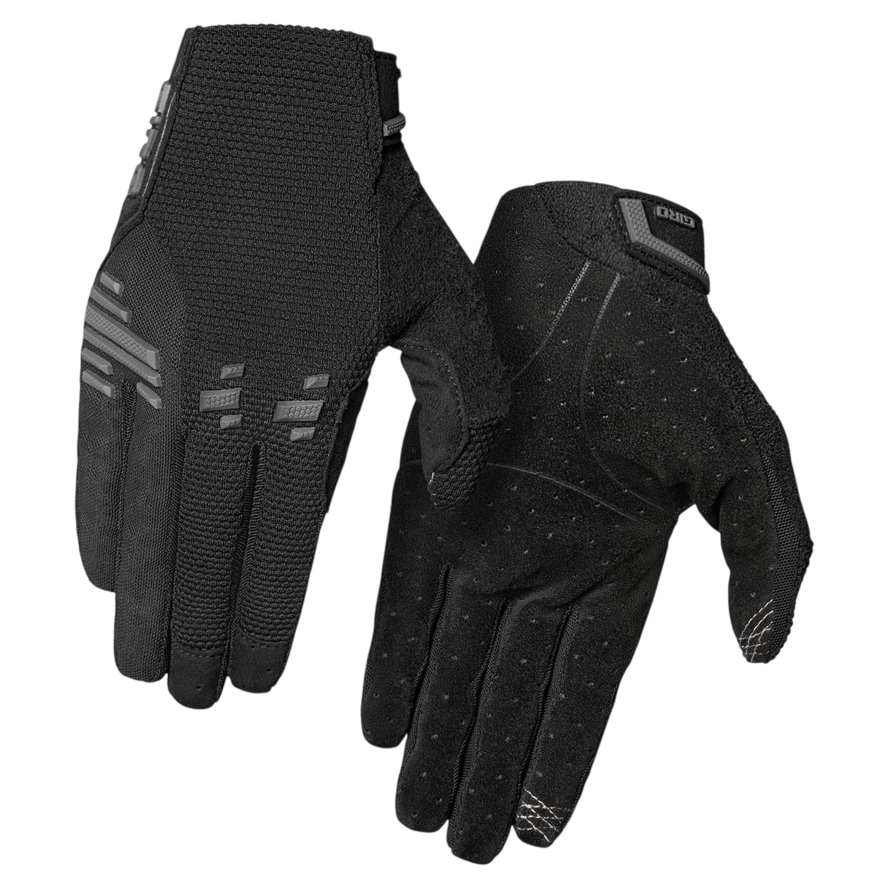 Black - Back - Glove Womens-Ladies Havoc Dirt Suede Cycling Gloves