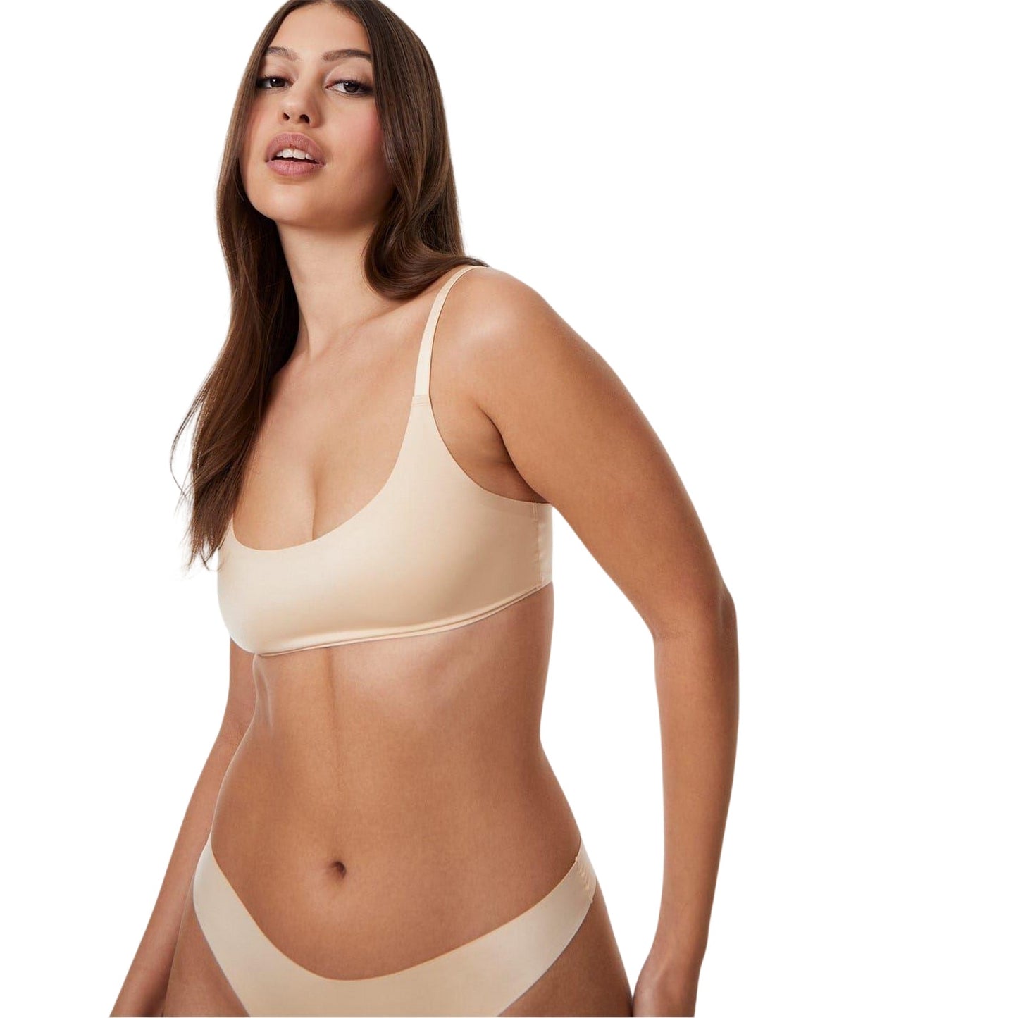 Nude - Side - Jack Wills Womens-Ladies Ellis Bra