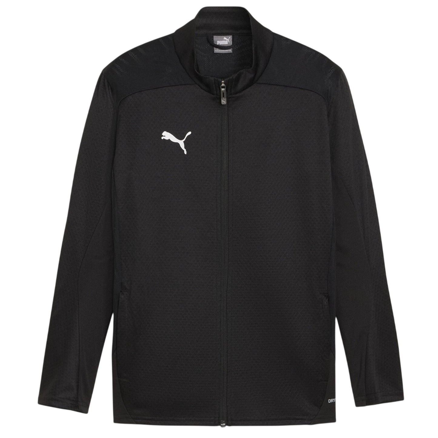 Puma Black - Front - Puma Childrens-Kids TeamFinal Performance Training Jacket