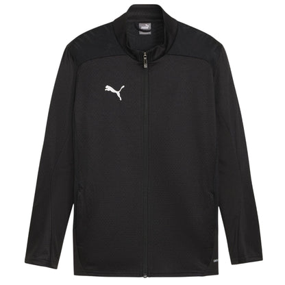 Puma Black - Front - Puma Childrens-Kids TeamFinal Performance Training Jacket