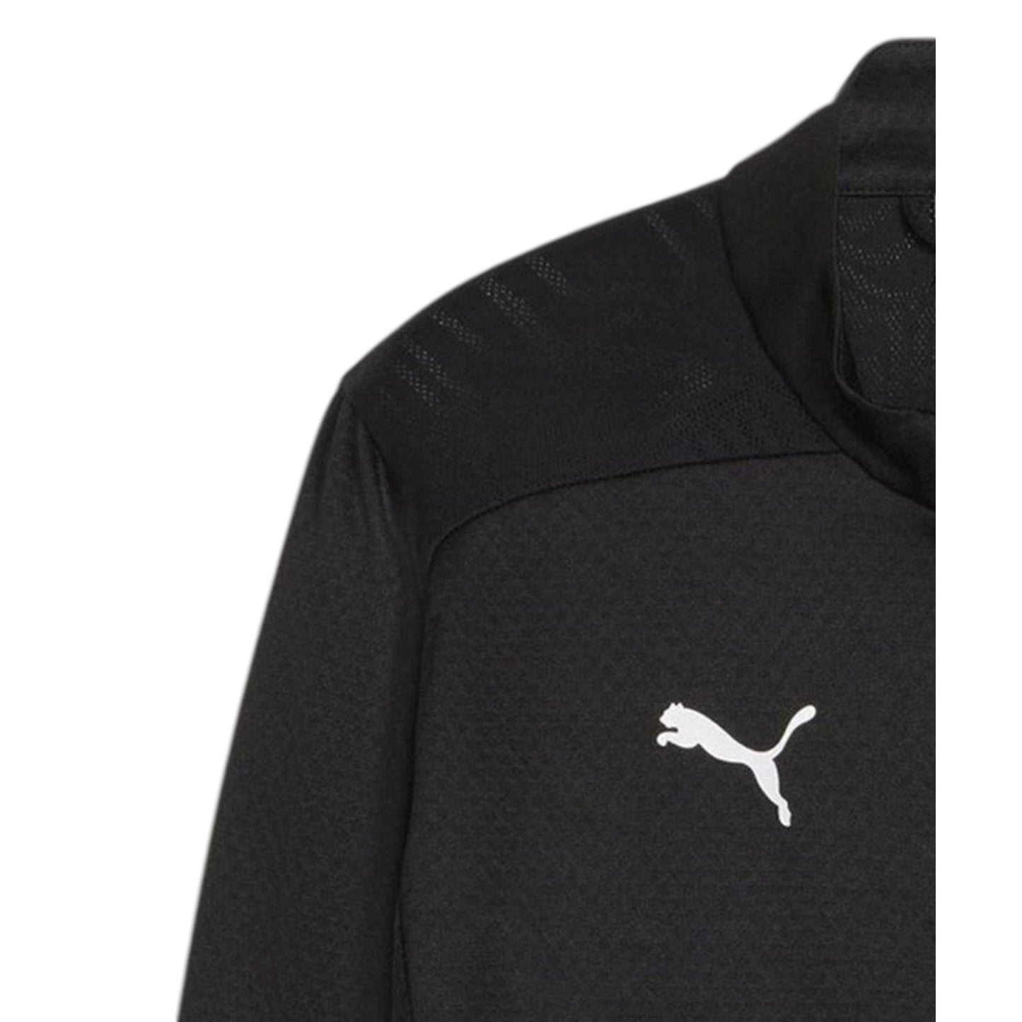 Puma Black - Side - Puma Childrens-Kids TeamFinal Performance Training Jacket