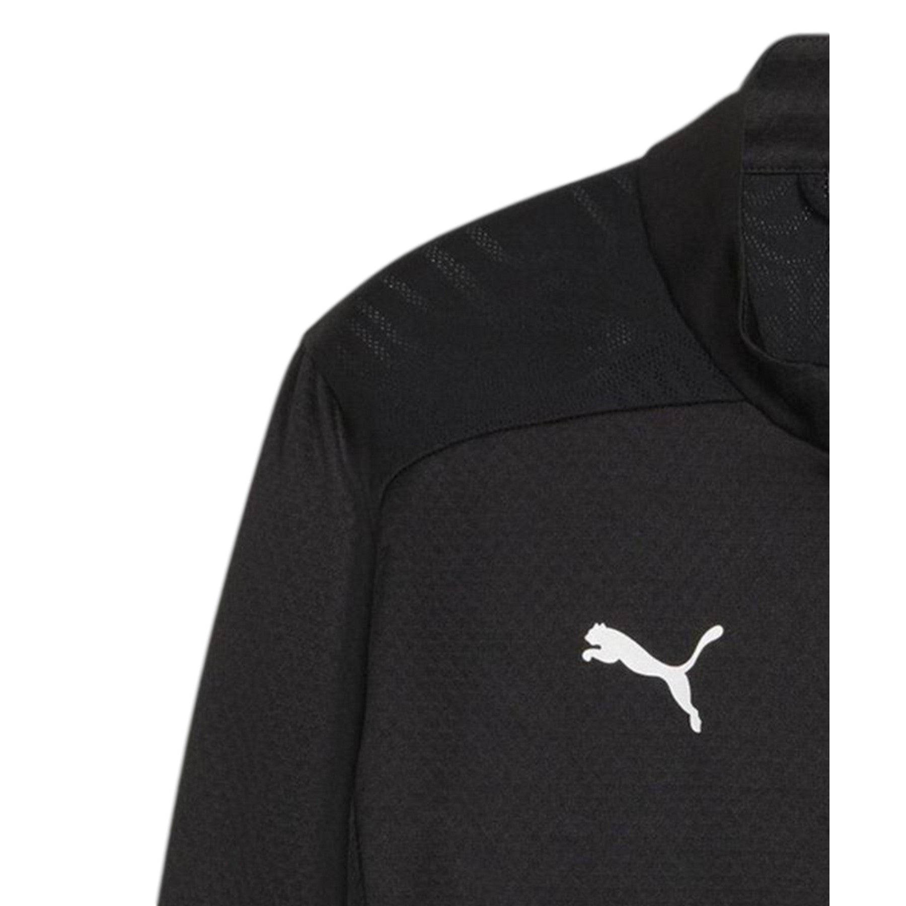 Puma Black - Side - Puma Childrens-Kids TeamFinal Performance Training Jacket