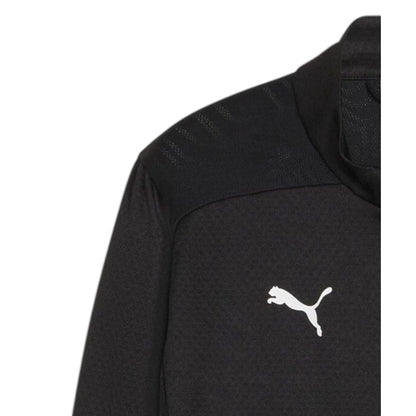 Puma Black - Side - Puma Childrens-Kids TeamFinal Performance Training Jacket