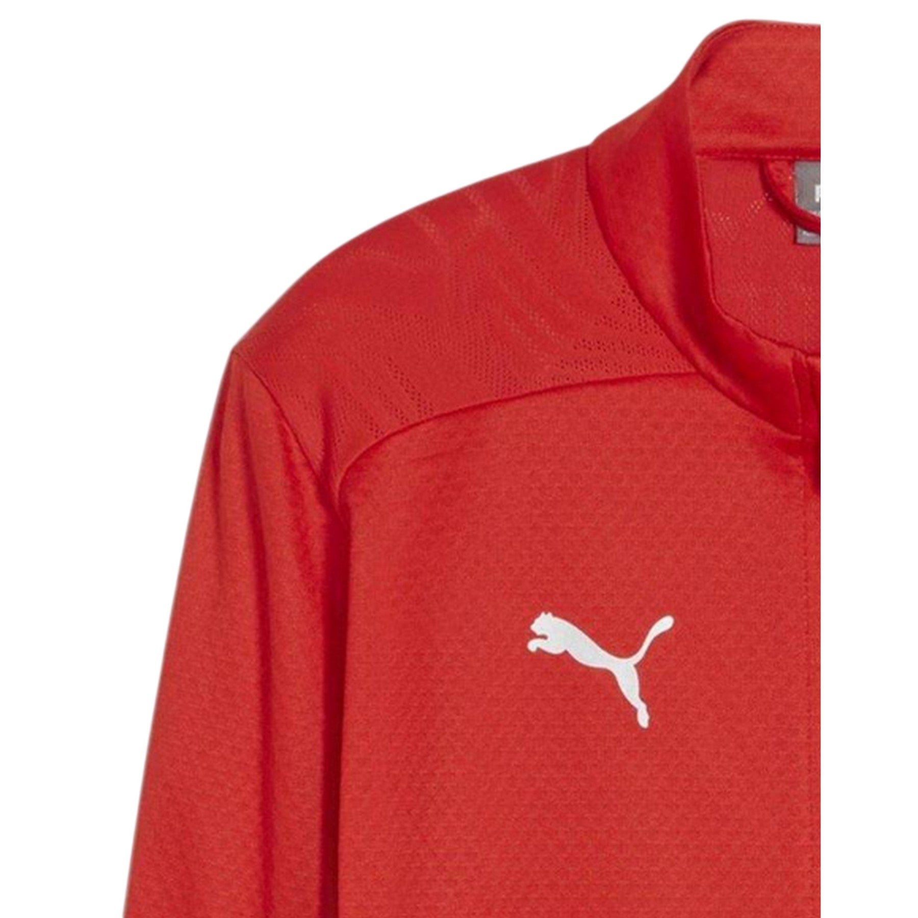 Red - Side - Puma Childrens-Kids TeamFinal Performance Training Jacket
