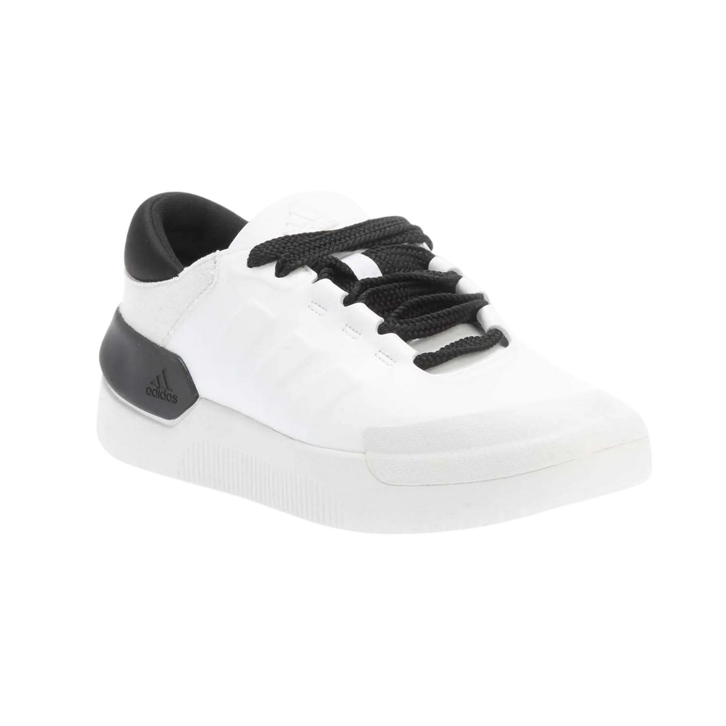 White-Black - Front - Adidas Mens Court Funk Athletic Trainers