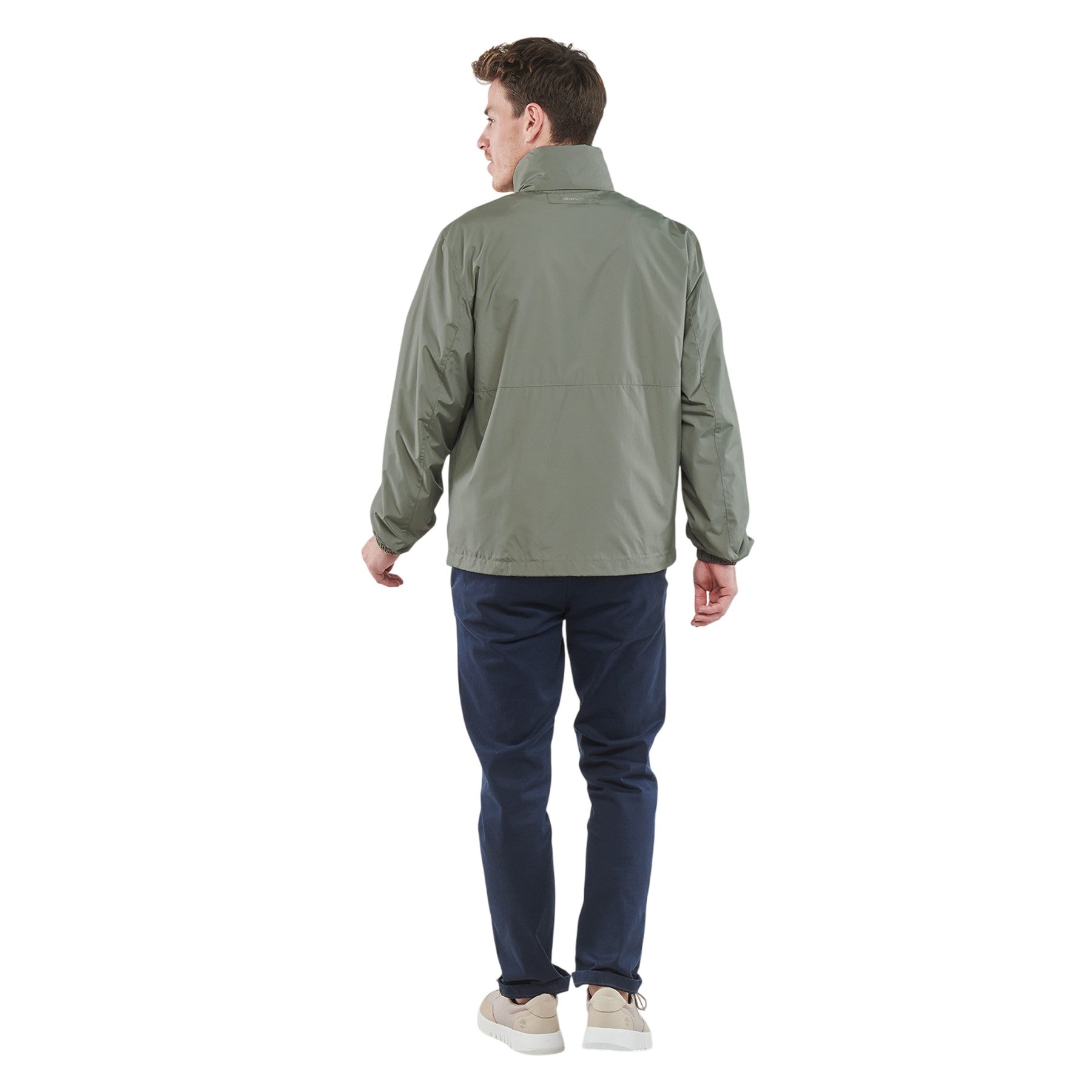 Green - Back - Gant Mens Logo Windbreaker
