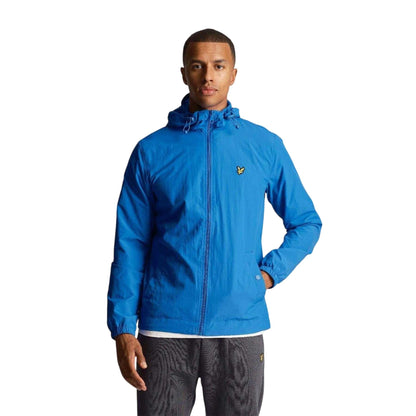 Blue - Lifestyle - Lyle & Scott Mens Water Resistant Hooded Jacket