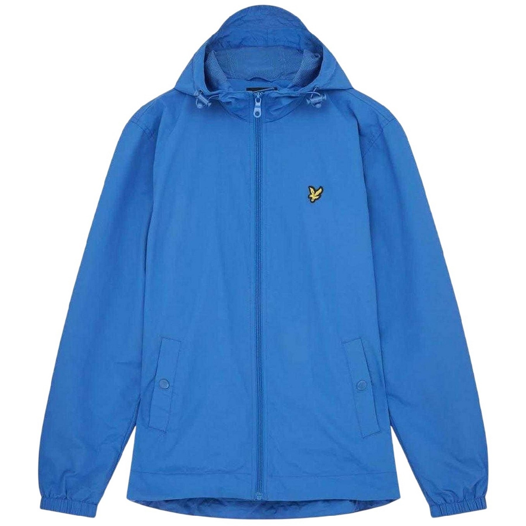 Blue - Front - Lyle & Scott Mens Water Resistant Hooded Jacket