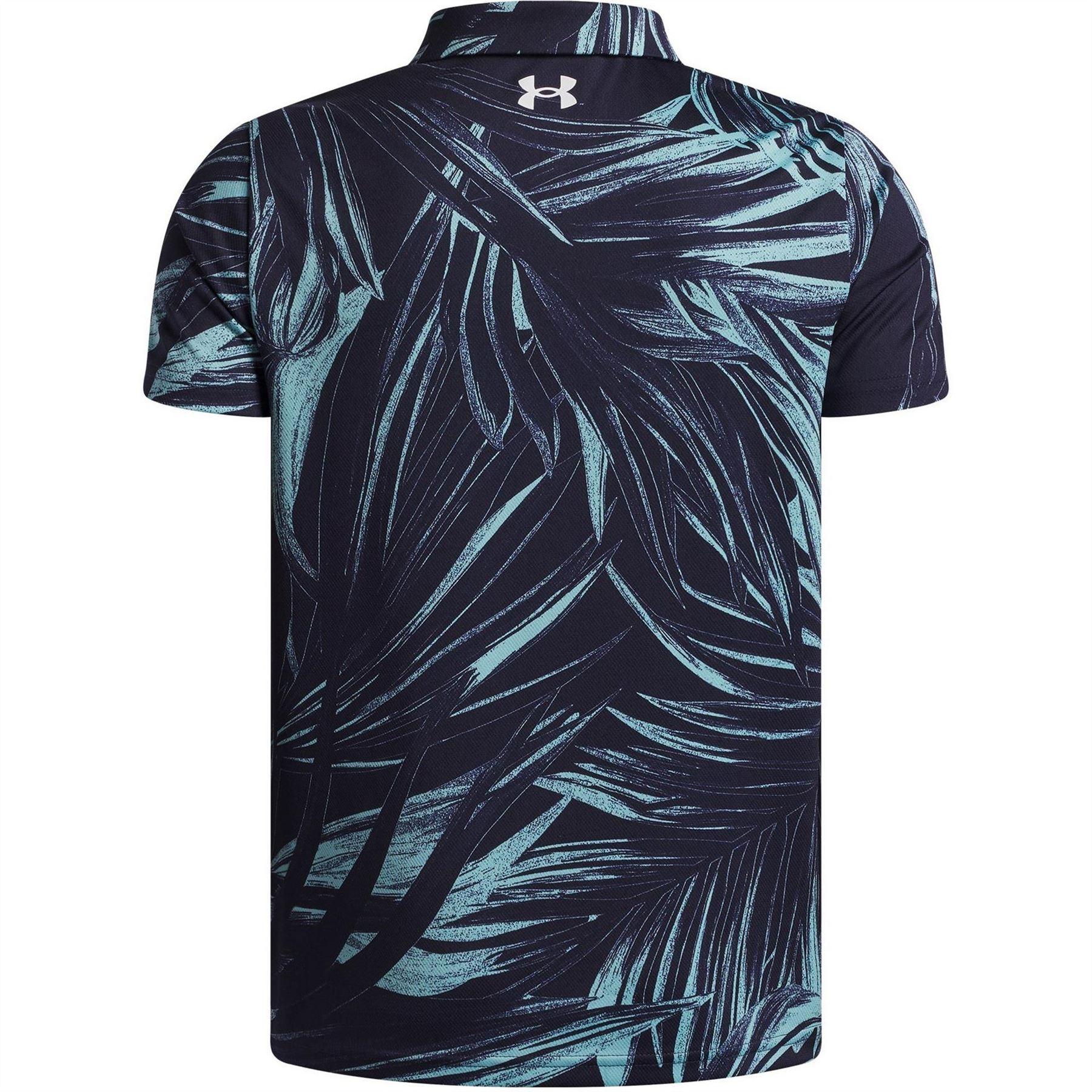 Midnight Navy - Back - Under Armour Boys Matchplay Polo Shirt