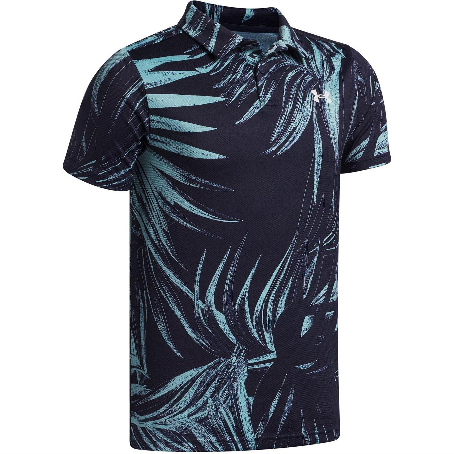 Midnight Navy - Side - Under Armour Boys Matchplay Polo Shirt
