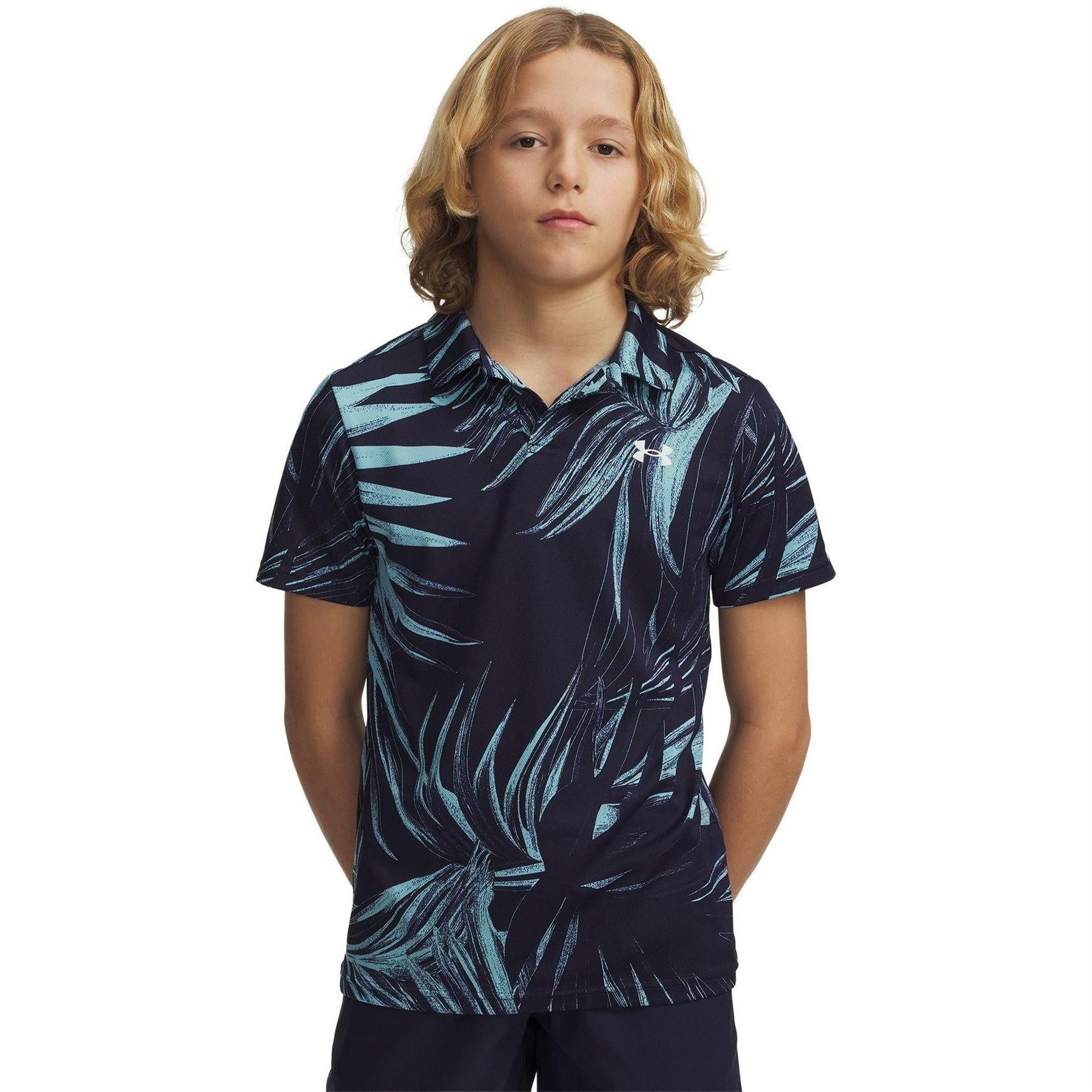 Midnight Navy - Pack Shot - Under Armour Boys Matchplay Polo Shirt