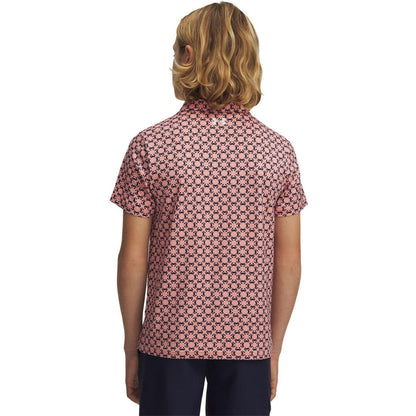 Pink-Navy - Lifestyle - Under Armour Boys Matchplay Polo Shirt