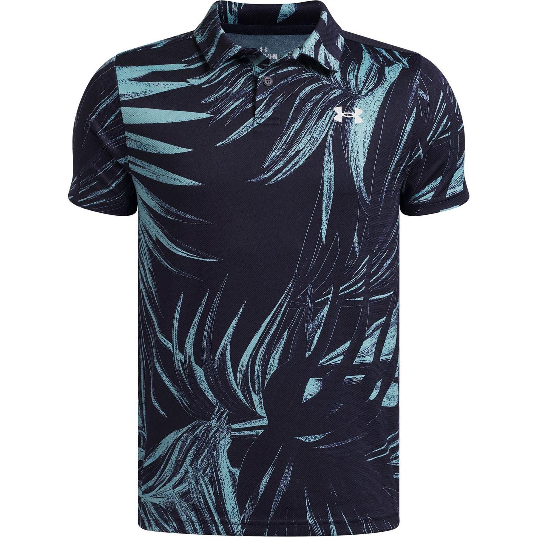 Midnight Navy - Front - Under Armour Boys Matchplay Polo Shirt