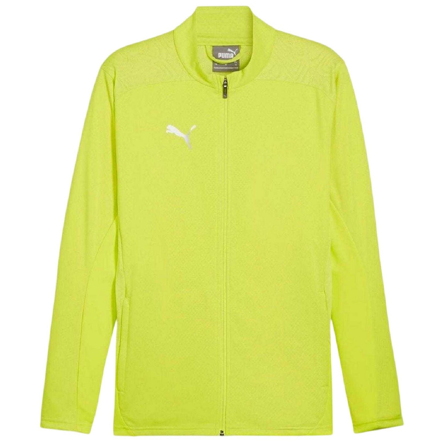 Lime - Front - Puma Mens Slim Training Jacket