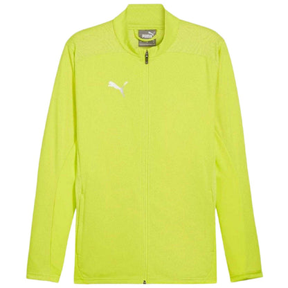 Lime - Front - Puma Mens Slim Training Jacket