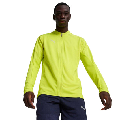 Lime - Side - Puma Mens Slim Training Jacket