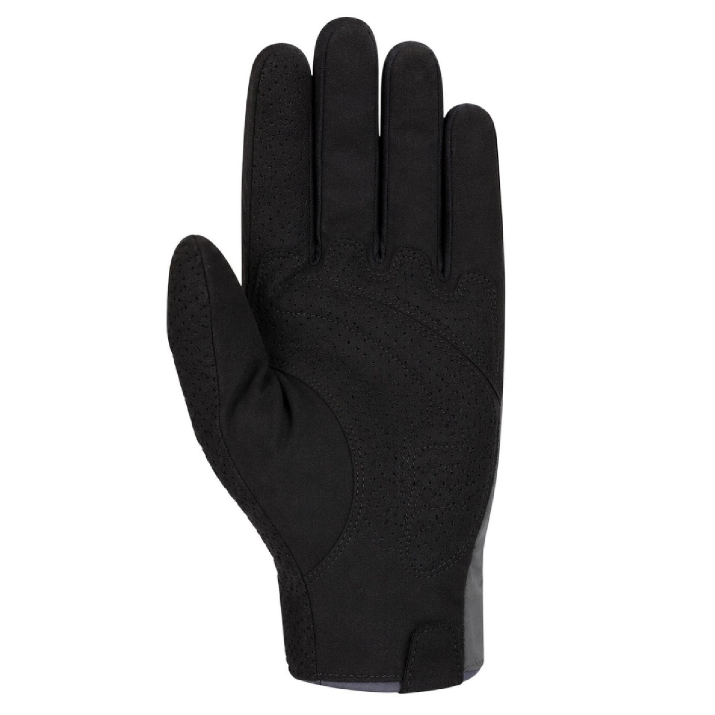 Black - Back - Rapha Brevet Suede Reflective Cycling Gloves