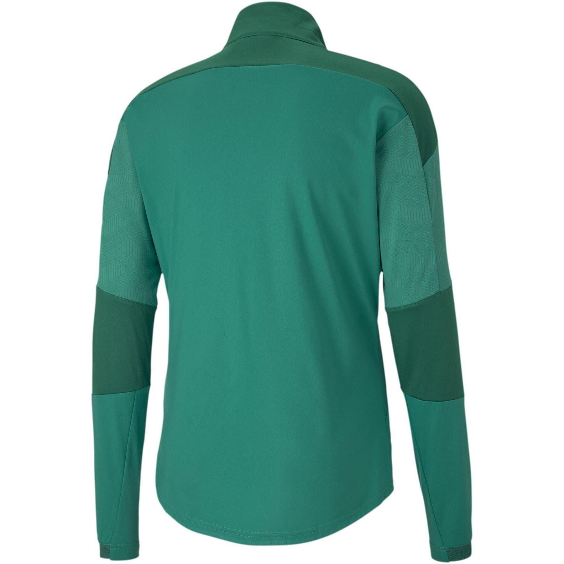 Green - Back - Puma Childrens-Kids Final Slim Training Jacket