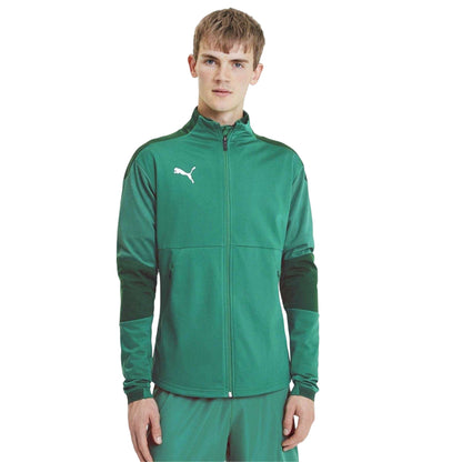 Green - Lifestyle - Puma Childrens-Kids Final Slim Training Jacket