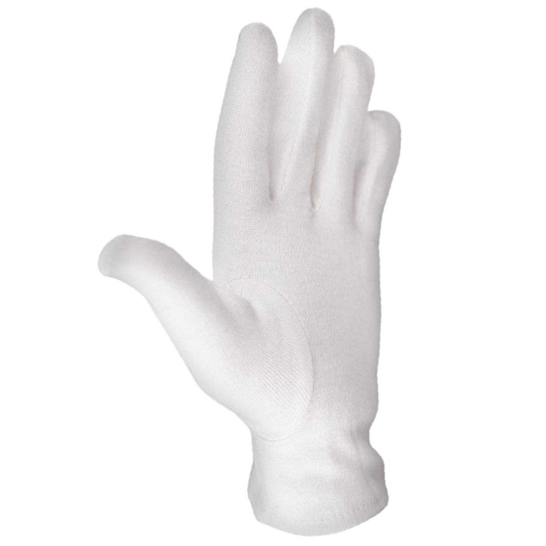 White - Back - Slazenger Childrens-Kids Breathable Cotton Cricket Batting Gloves