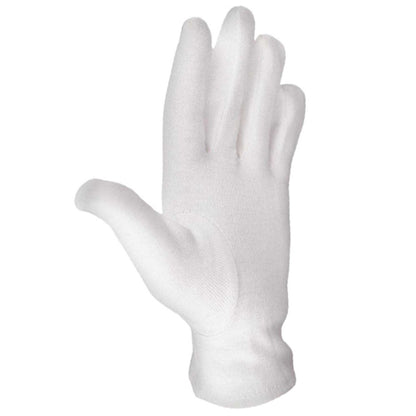 White - Back - Slazenger Childrens-Kids Breathable Cotton Cricket Batting Gloves