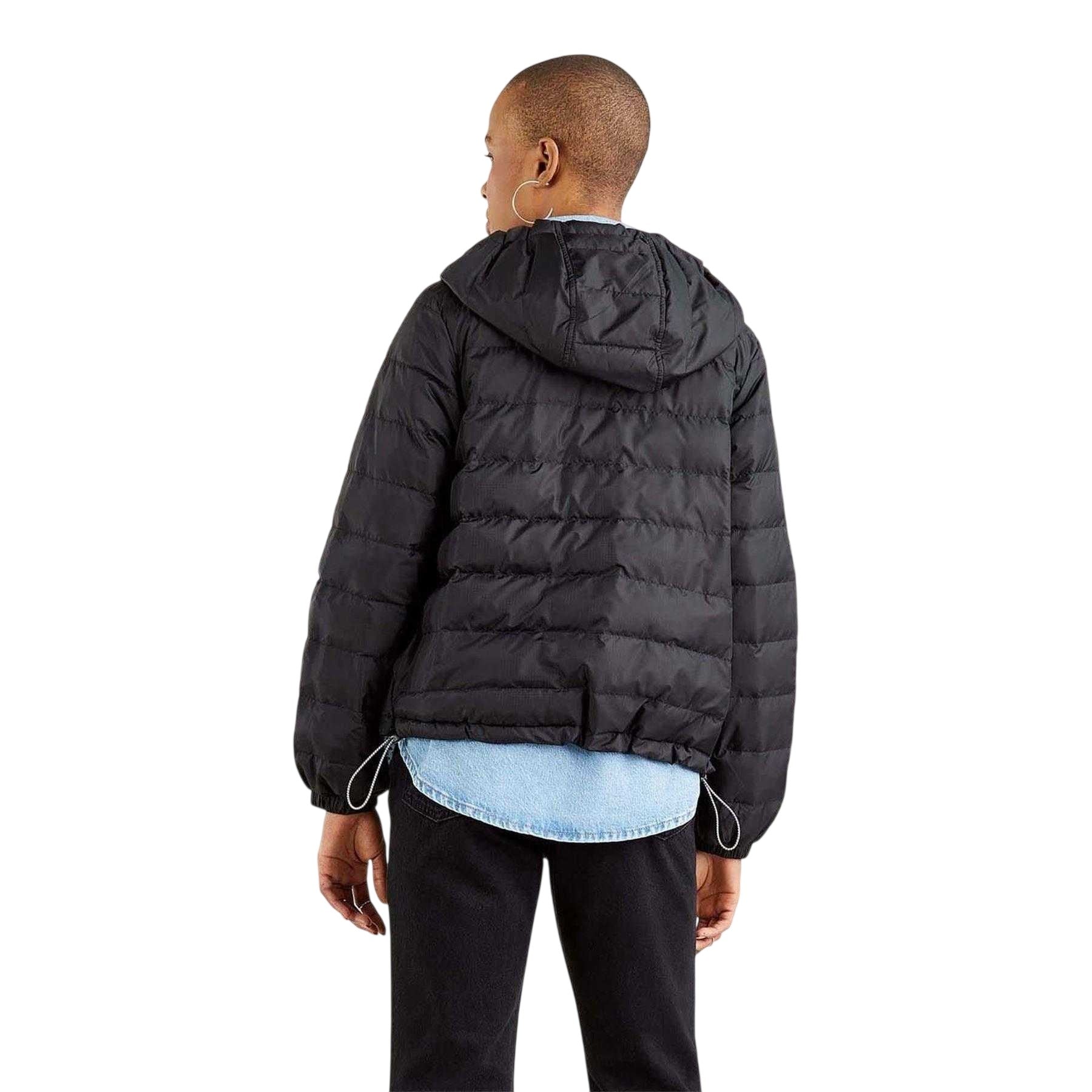 Black - Back - Levis Womens-Ladies Packable Slim Puffer Jacket