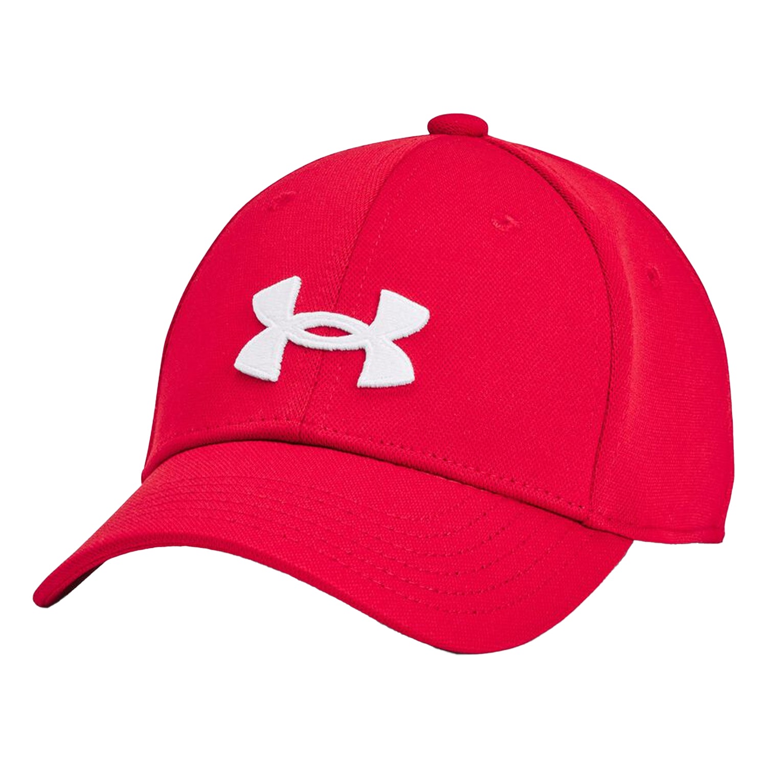 Red - Front - Under Armour Blitzing Baseball Cap