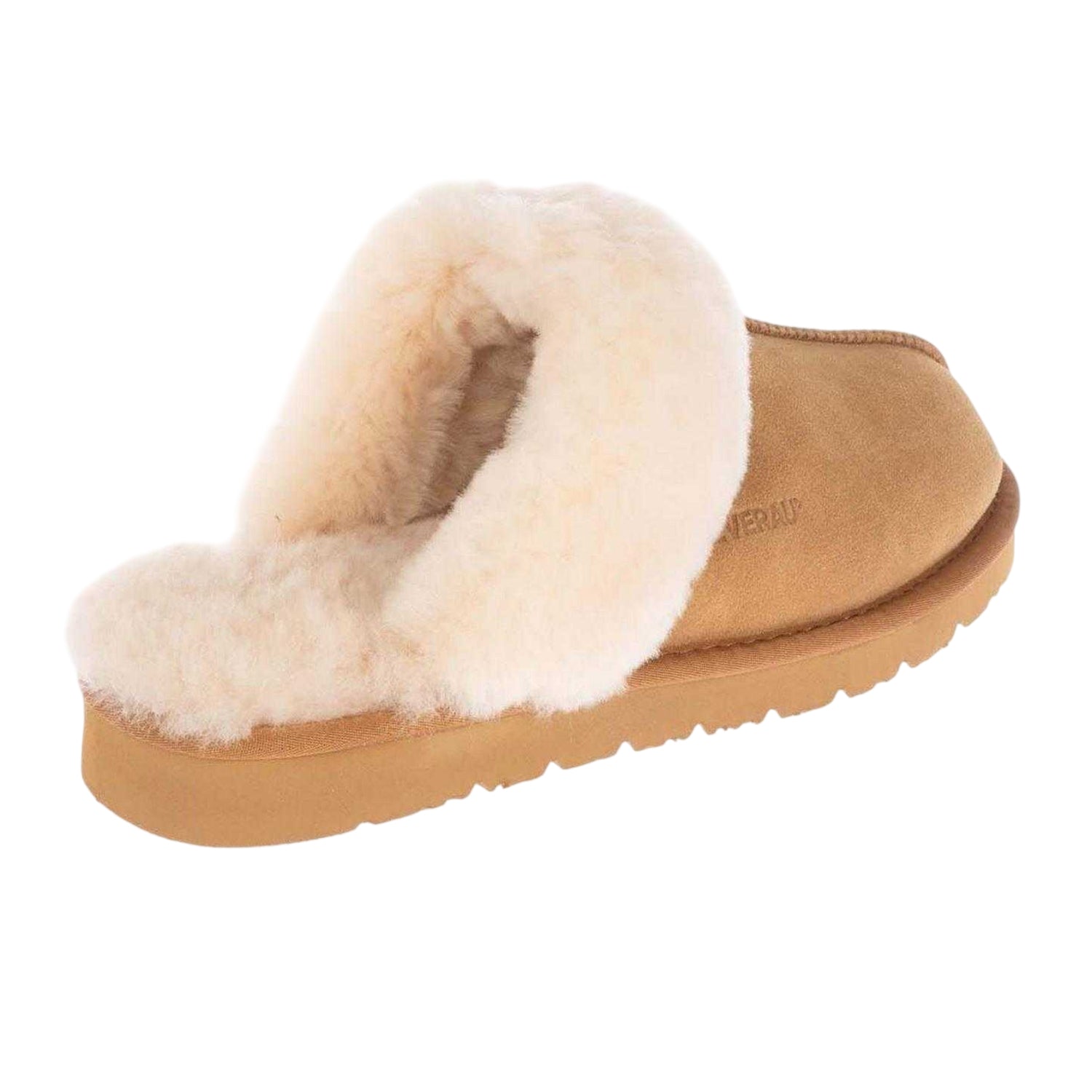 Chestnut - Back - EverAu Womens-Ladies Harrier Slippers