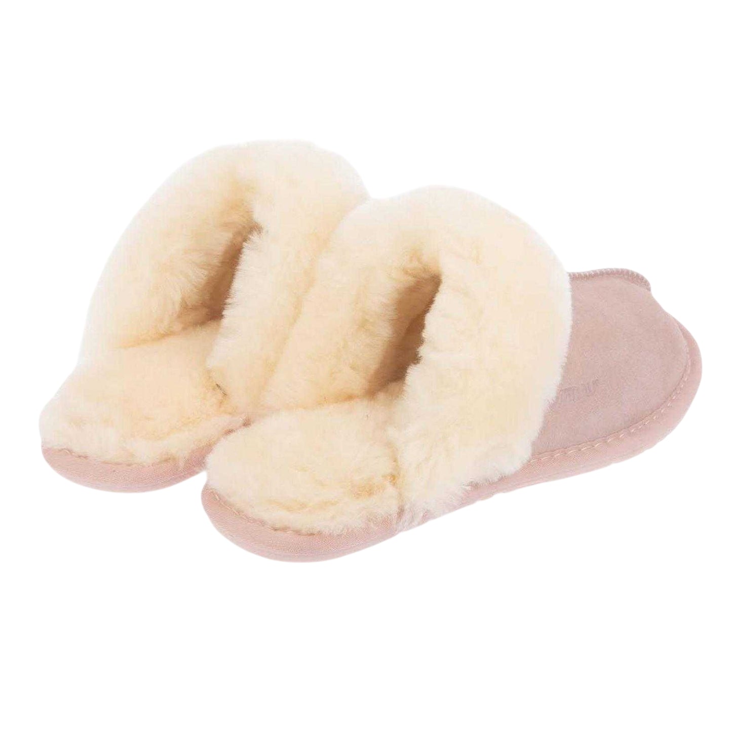 Pink - Back - EverAu Womens-Ladies Harrier Slippers