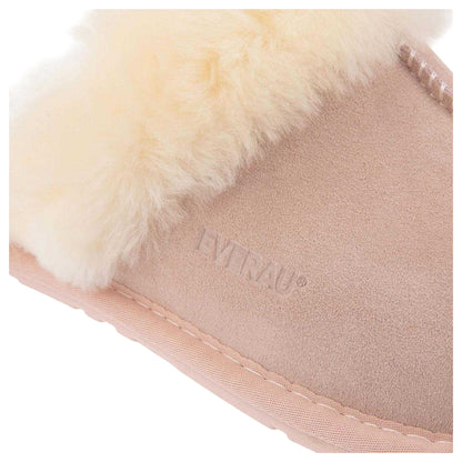Pink - Pack Shot - EverAu Womens-Ladies Harrier Slippers