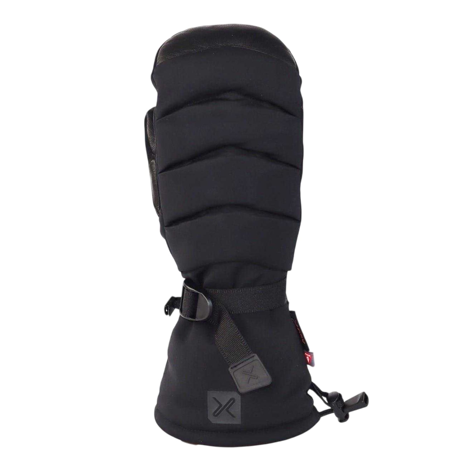 Black - Front - Extremities Unisex Adult Finse Leather Ski Mittens