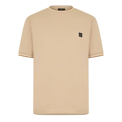 Beige - Front - Paul Smith Mens Logo T-Shirt