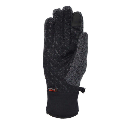 Black - Back - Extremities Unisex Adult Bora Logo Gloves