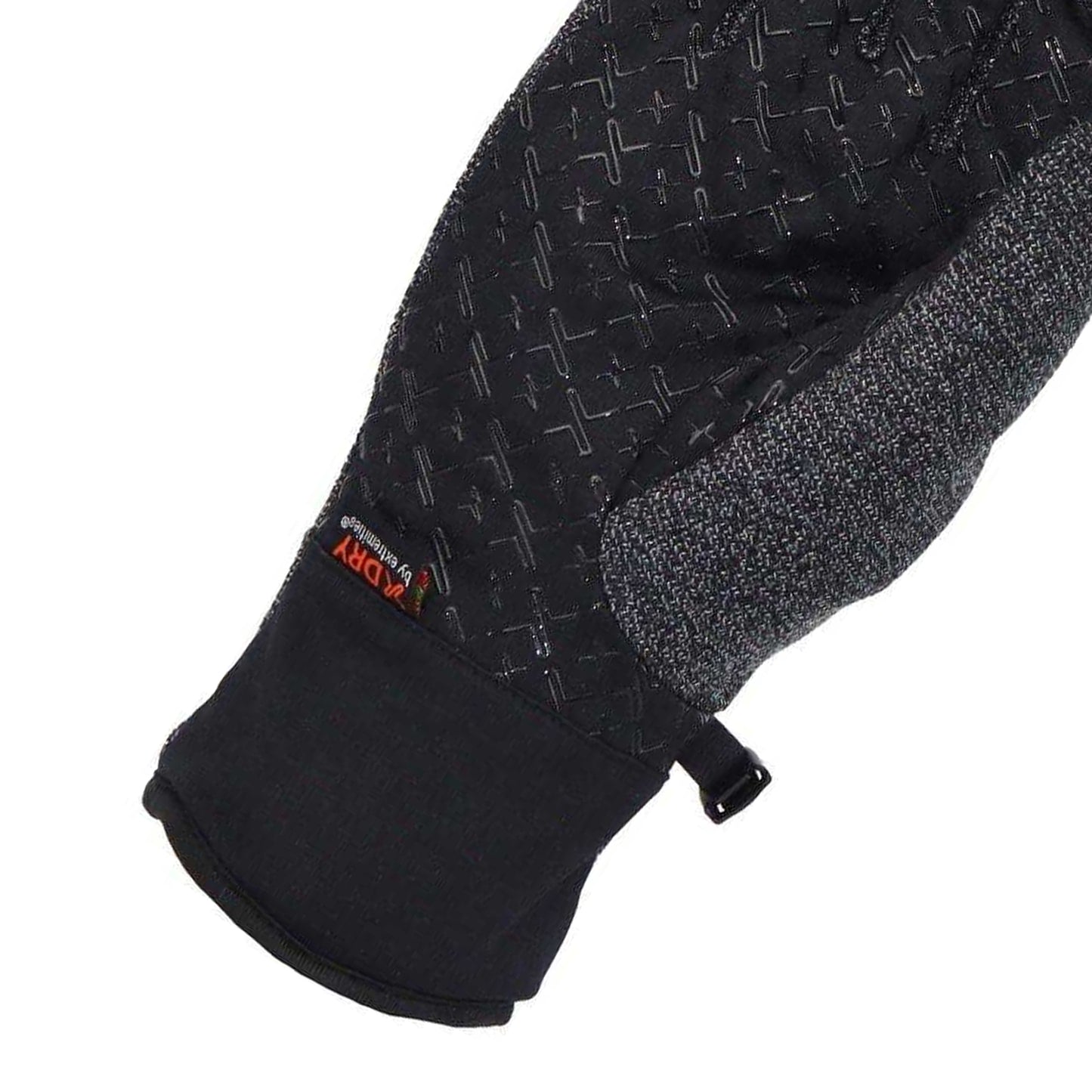 Black - Side - Extremities Unisex Adult Bora Logo Gloves