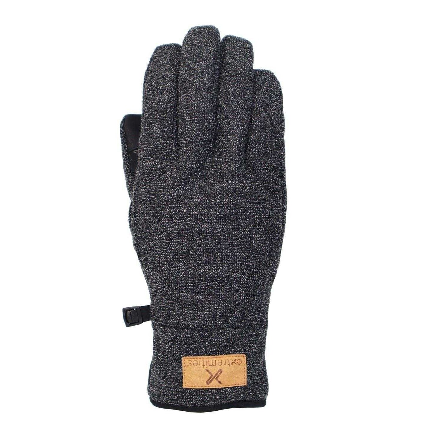 Black - Front - Extremities Unisex Adult Bora Logo Gloves