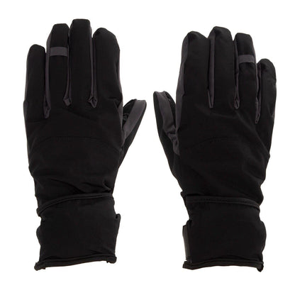 Black - Side - Gelert Unisex Adult Convertible 2 in 1 Snug Fit Gloves