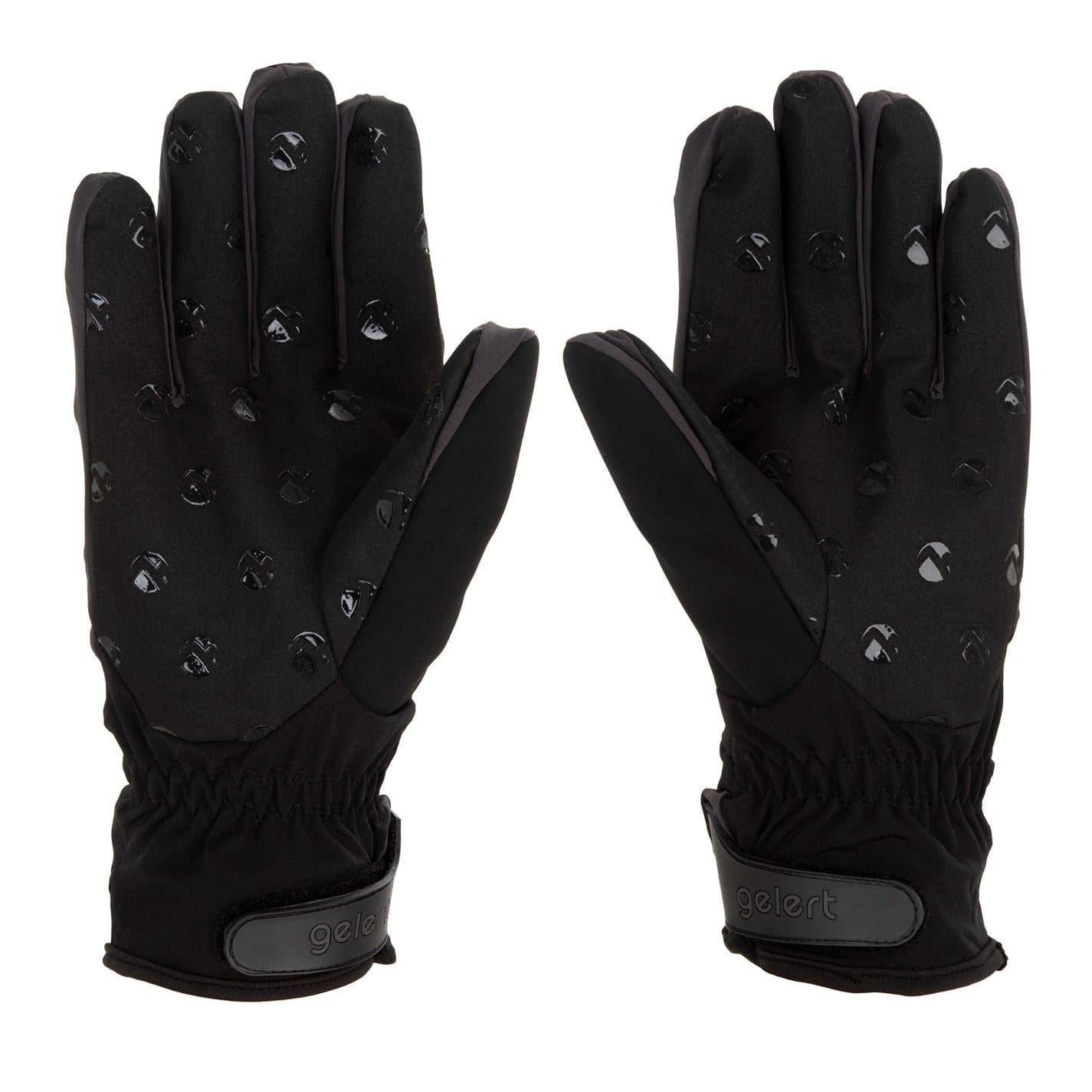 Black - Lifestyle - Gelert Unisex Adult Convertible 2 in 1 Snug Fit Gloves