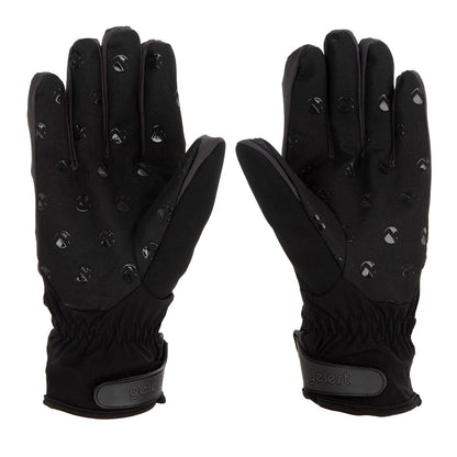 Black - Lifestyle - Gelert Unisex Adult Convertible 2 in 1 Snug Fit Gloves