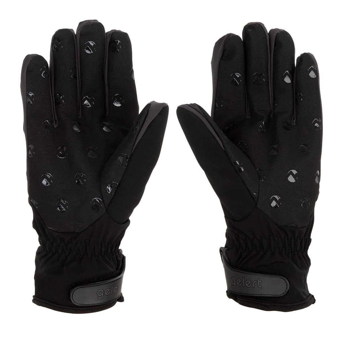 Black - Lifestyle - Gelert Unisex Adult Convertible 2 in 1 Snug Fit Gloves