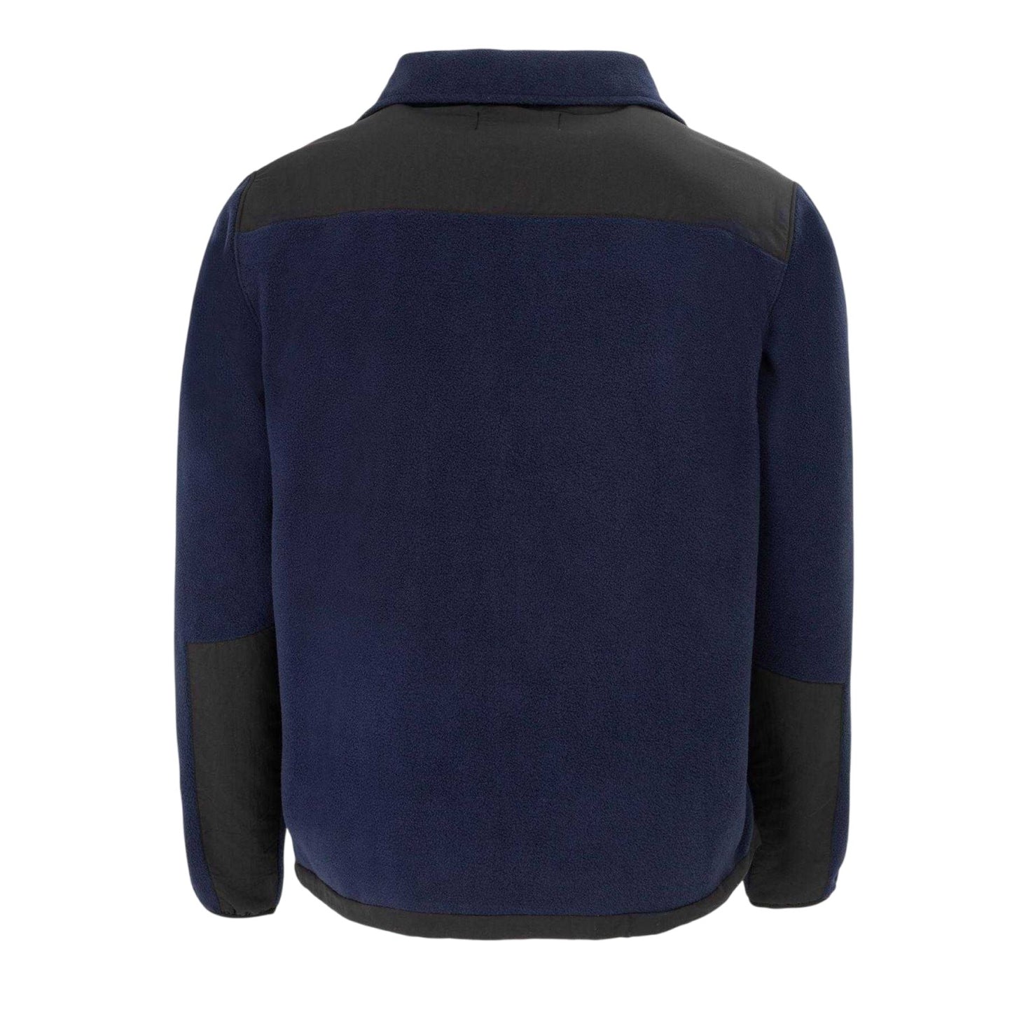 Maritime Blue - Back - Firetrap Mens Colour Block Fleece Jacket