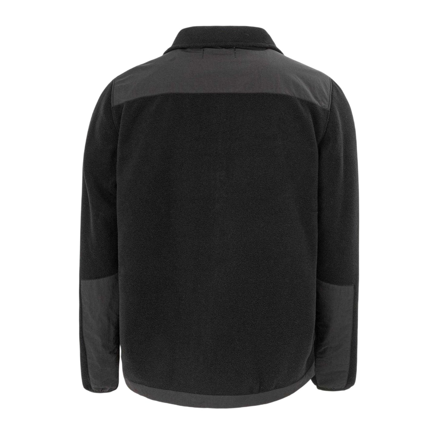 Black - Back - Firetrap Mens Colour Block Fleece Jacket